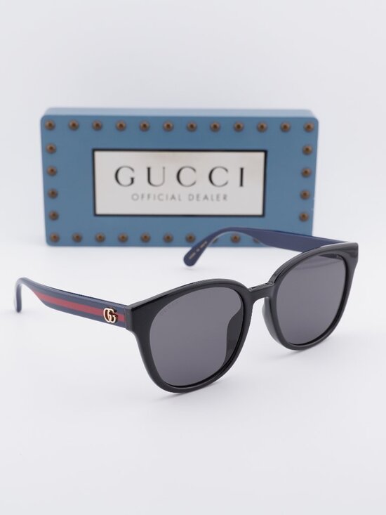 Gucci GG0855SK 002 Square Sunglasses - Black\\Grey main image 10